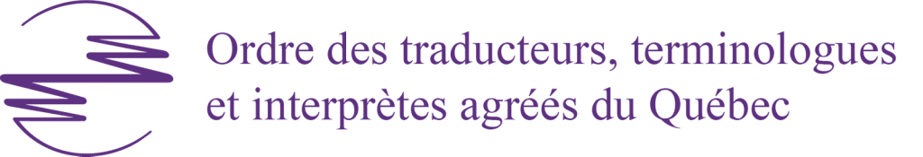 Ordre des traducteurs, terminologues et interprètes agréés du Québec Logo