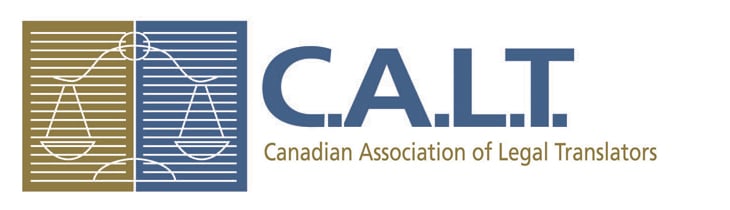 CALT: Canadian Association of Legal Translators Logo